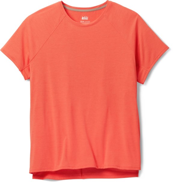 Amaranth Coral Rei Co-op Swiftland Löpar T-shirt Dam Plus Storlekar