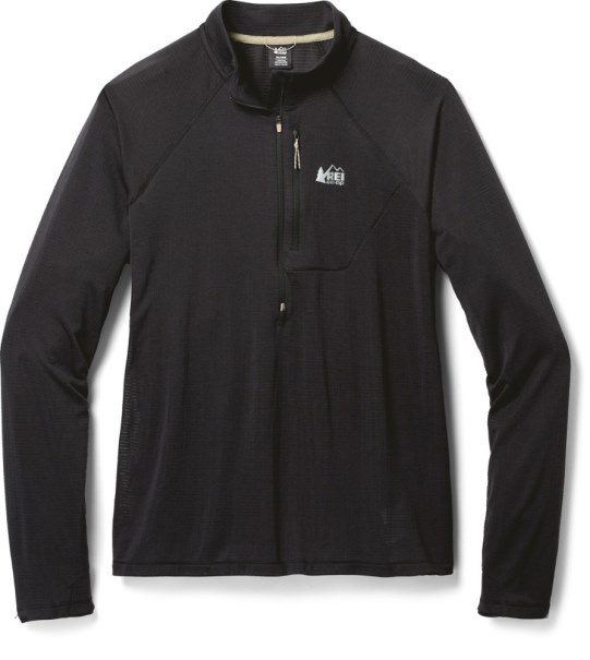 Svart Rei Co-op Swiftland Löpartröja Med Halv Dragkedja Dam Plus Storlekar