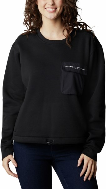 Rei Co-op Columbia Lodge Iii Crew Sweatshirt Dam Svart