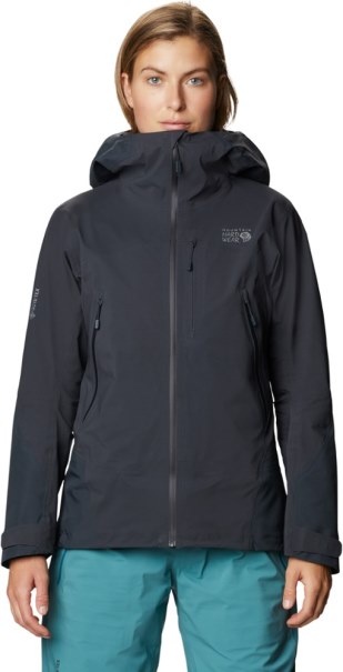 Dark Storm Mountain Hardwear Högexponering Gore-tex C-stickad Jacka Dam Rei Co-op