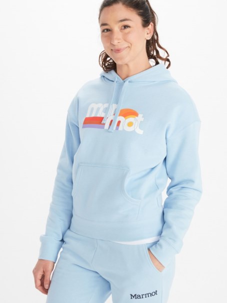 Rei Co-op Blå Murmeldjur Oceanside Hoodie Dam