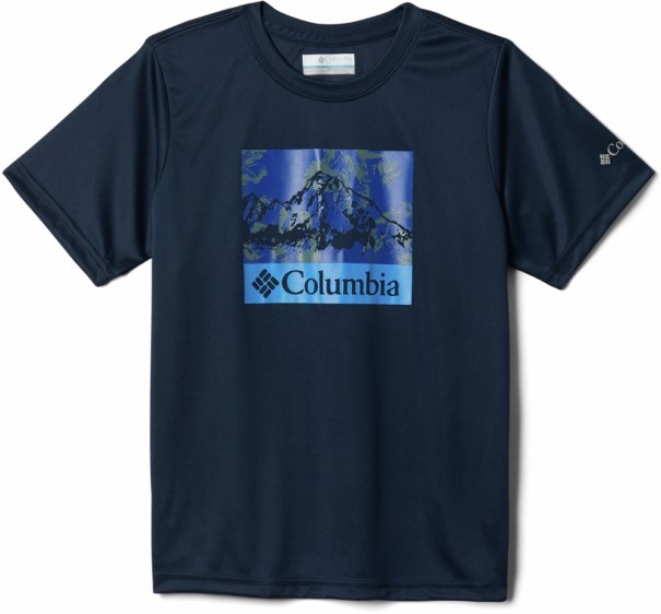 Marinblå Rei Co-op Columbia Terra Trail T-shirt Pojkar
