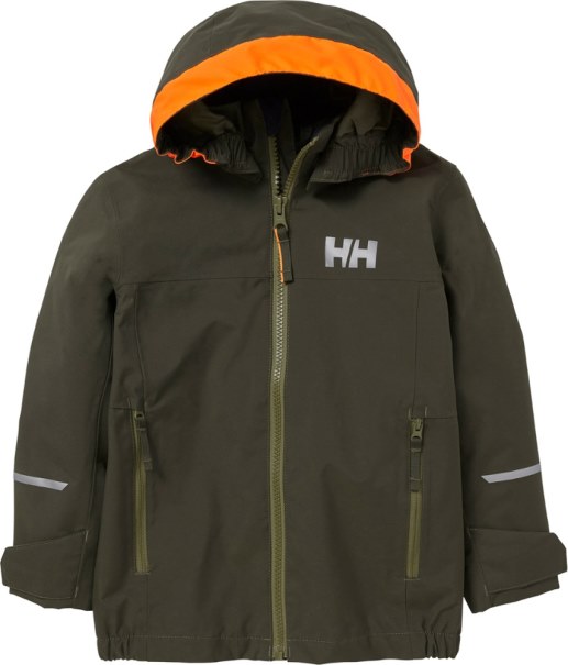 Grön Rei Co-op Helly Hansen Skyddsjacka 2.0 Barn